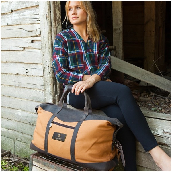 Utah Canyon Leather Duffel Bag for