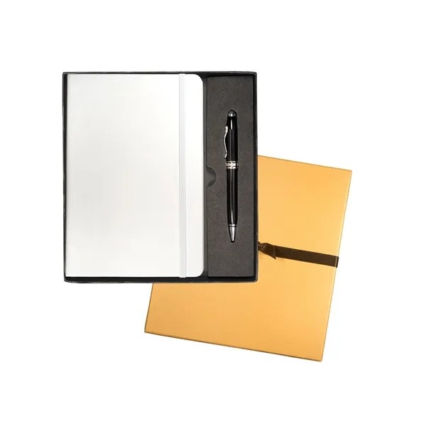 Leeman Tuscany™ Journal And Executive Stylus Pen Set for