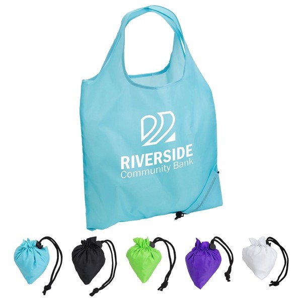 Bazaar RPET Folding Reusable Tote Bag for