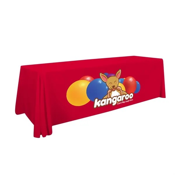 8' Standard Table Throw (Full-Color Front Only) for