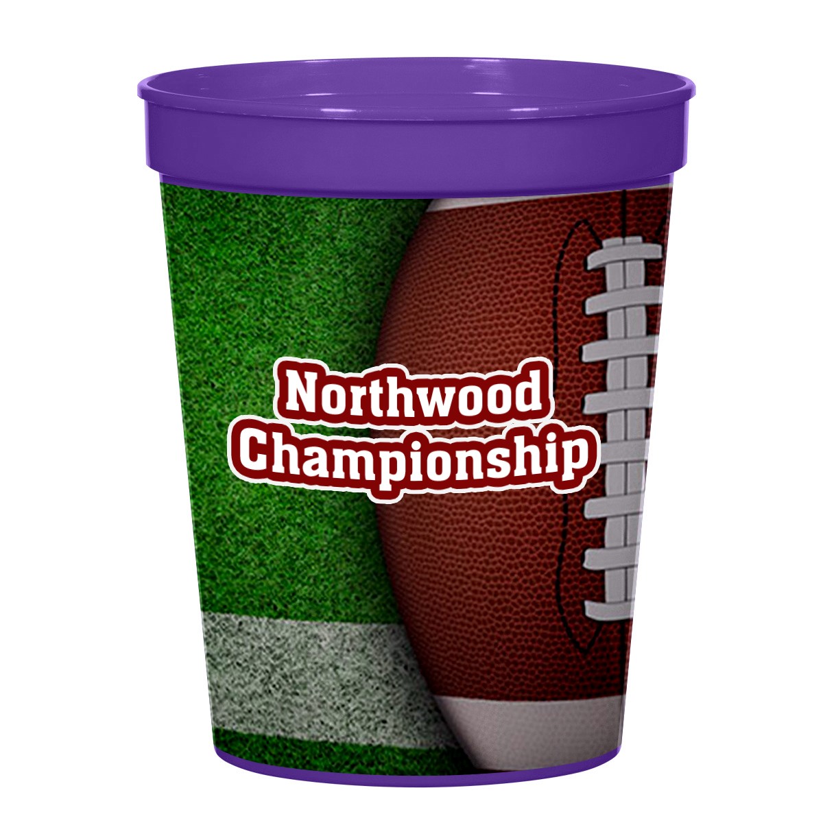 16 Oz. Full Color Big Game Stadium Cup for
