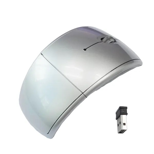 Allen Glossy Wireless Folding Mouse for