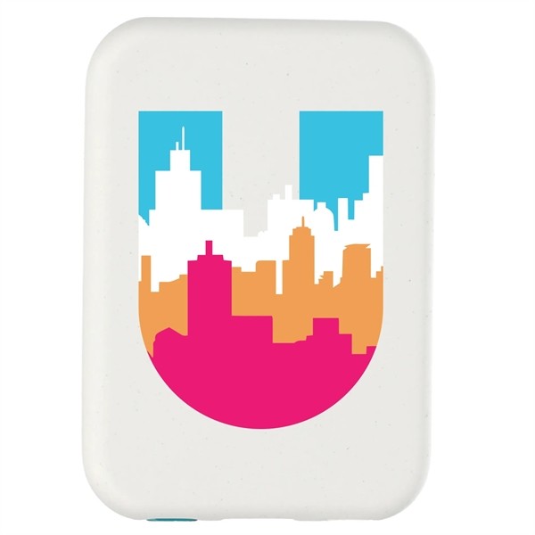 Recycled ABS 3000 mAh Wireless Power Bank for