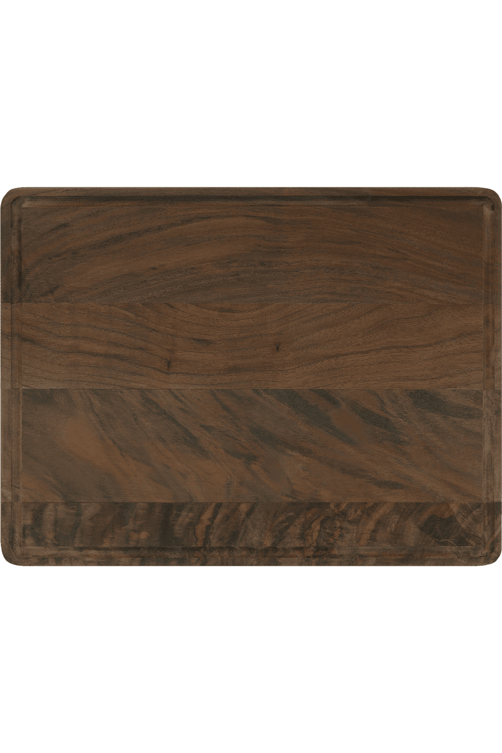 11 1/2" x 8 3/4" Natural Wood Cutting Board with Drip Ring for