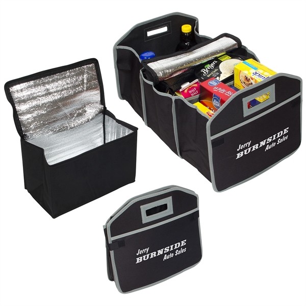 Cargo Organizer with Cooler Bag for