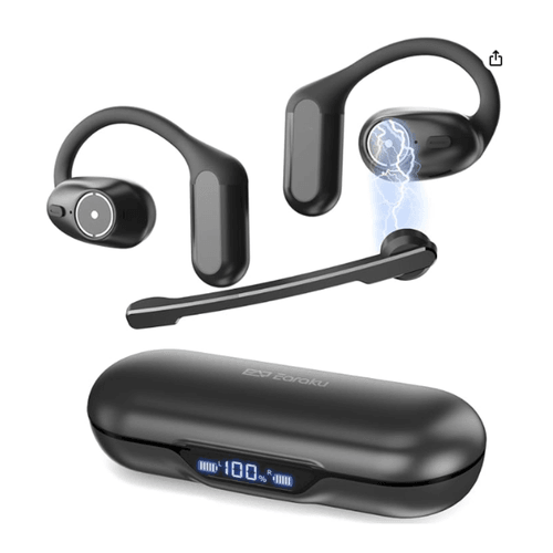Iitrust Open Earbuds with Detachable Microphone for