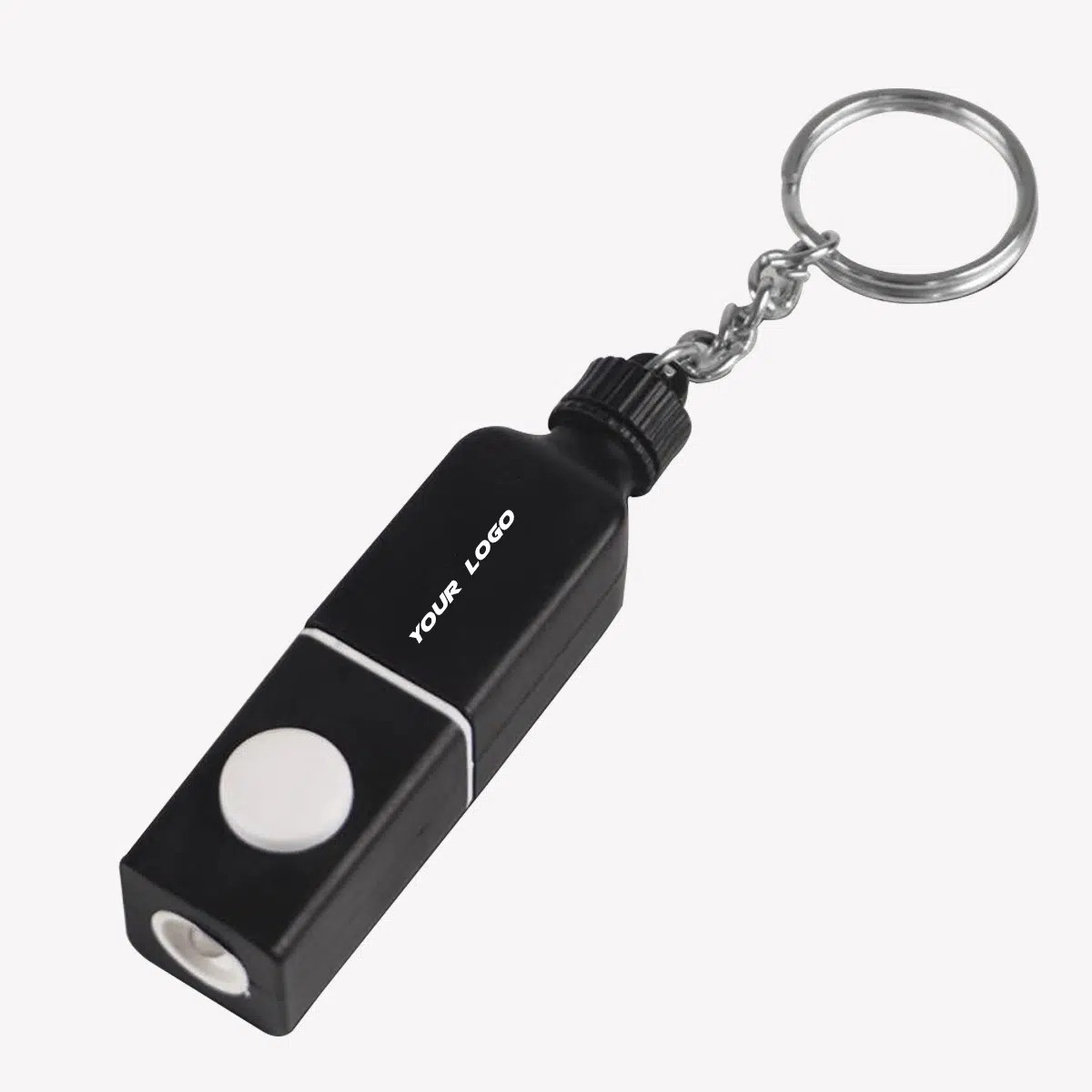 Bottle Shape Keychain with Torch for
