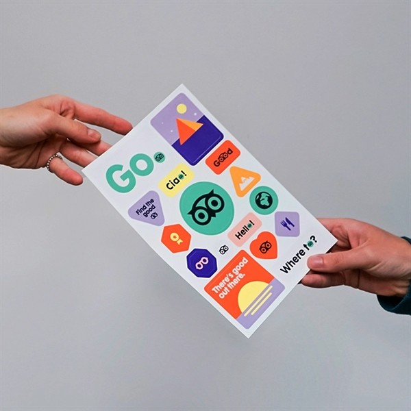 Matte White Vinyl Sticker Pages for