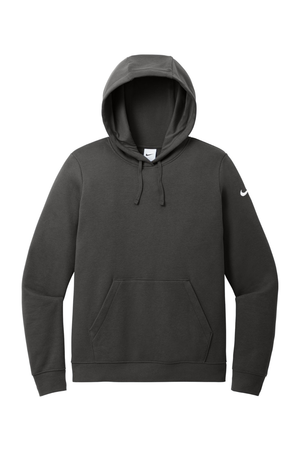 Nike Ladies Club Fleece Sleeve Swoosh Pullover Hoodie for