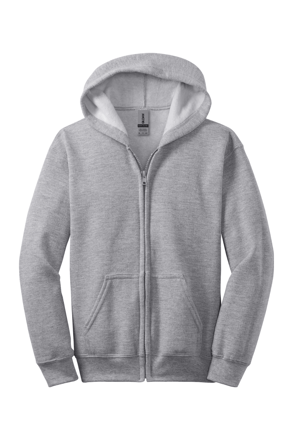 Youth Gildan Heavy Blend Full-Zip Hooded Sweatshirt for