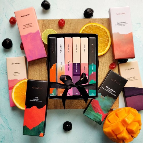 Mini Fruit & Berry Chocolate Tasting Library for