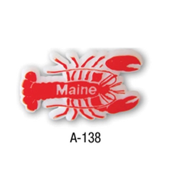 Plastic Lobster Shaped Pin for