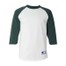 White/ Dark Green