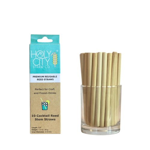5.5" Jumbo Reed Straws | 10ct. for