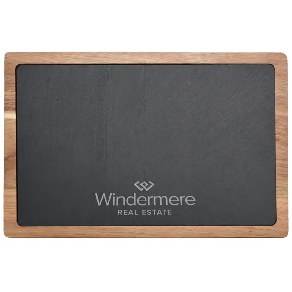 The Charcuterie Wood/Slate Board for