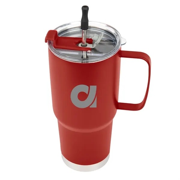 30 Oz. Lisbon Stainless Steel Tumbler With Straw for