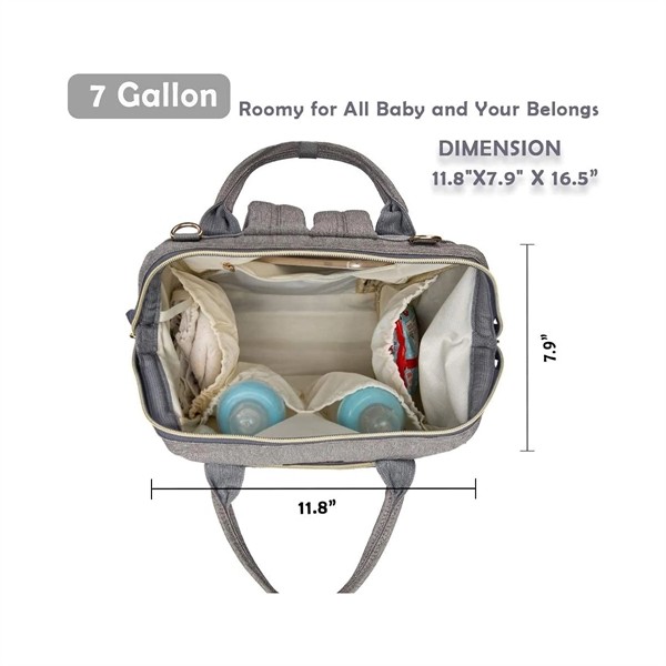 Waterproof Large Mommy Diaper Bag Backpack for