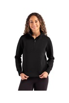 Cutter & Buck Roam Recycled Buttery-Soft Knit Womens Quarter Zip Pullover