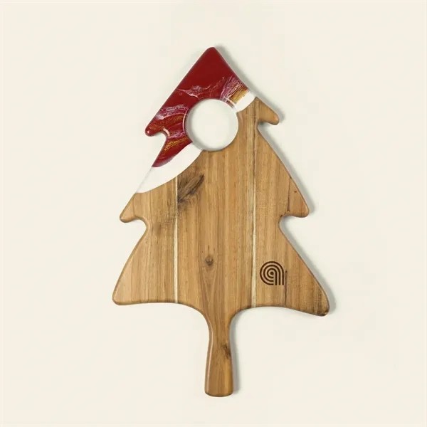 Christmas Tree Cheese Board - 17" image