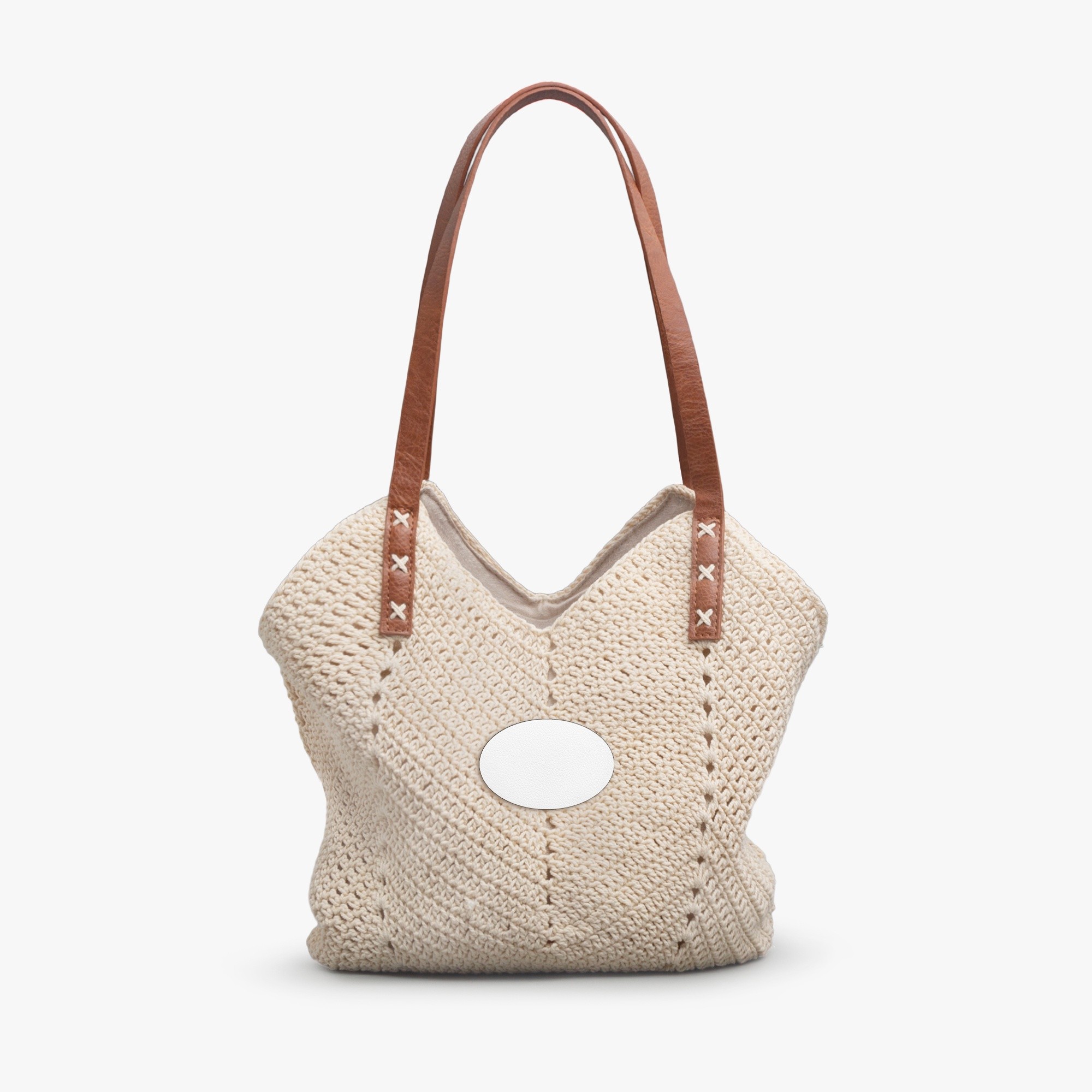 Straw Shoulder Bag for