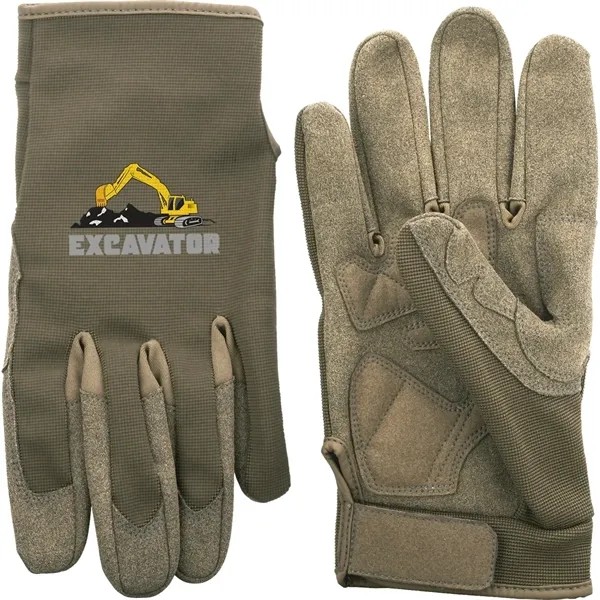 Touchscreen Tips & Synthetic Leather Palm Gloves for
