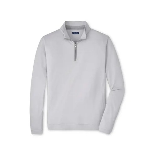 Peter Millar Men's Albatross Cotton-Blend Pique Quarter-Zip for