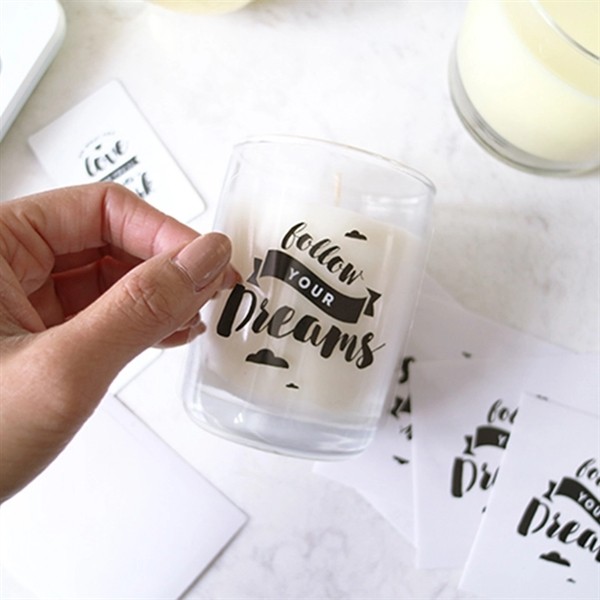 Custom Kiss-Cut Singles Clear Vinyl  Removable for