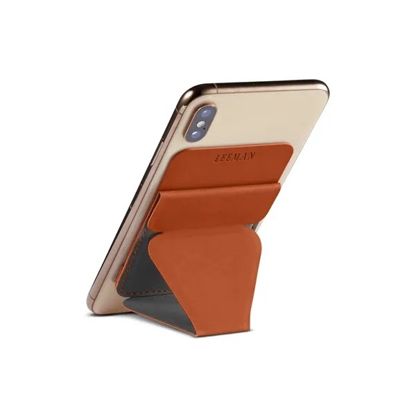 Leeman Tuscany™ Magnetic Card Holder Phone Stand for