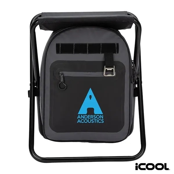 iCOOL® Cape Town 20-Can Capacity Backpack Cooler Chair for