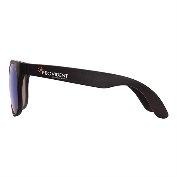 Sharp Mirrored Sunglasses for