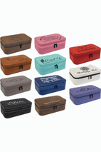 7 1/2" X 4 1/2" Leatherette Jewelry Box with Black Lining