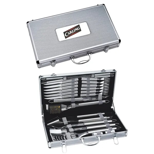 24 Piece Deluxe BBQ Set for