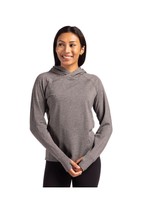 Cutter & Buck Adapt Recycled Soft Knit Stretch Womens Hooded Pullover