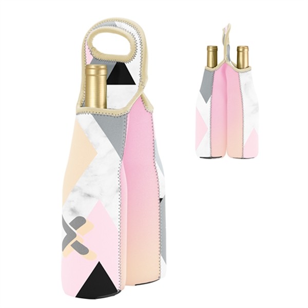 Wine Tote-Double-4CP Duplex for