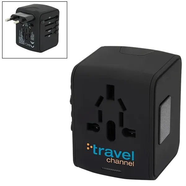 Universal Travel 4 USB Port Adapter for