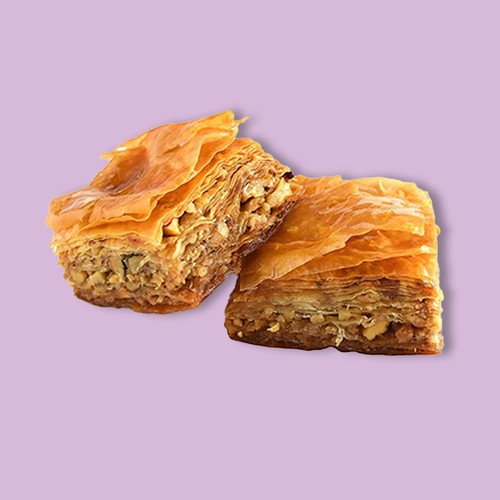 Pistachio Walnut Baklava (6) for