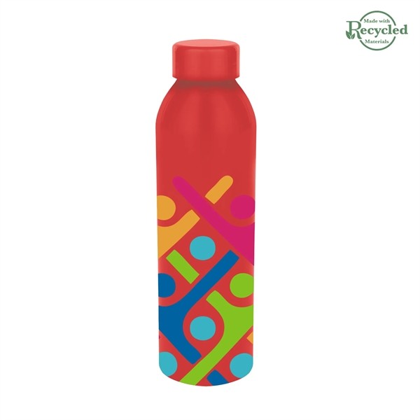 22 Oz. Full Color Serena Recycled Aluminum Bottle for