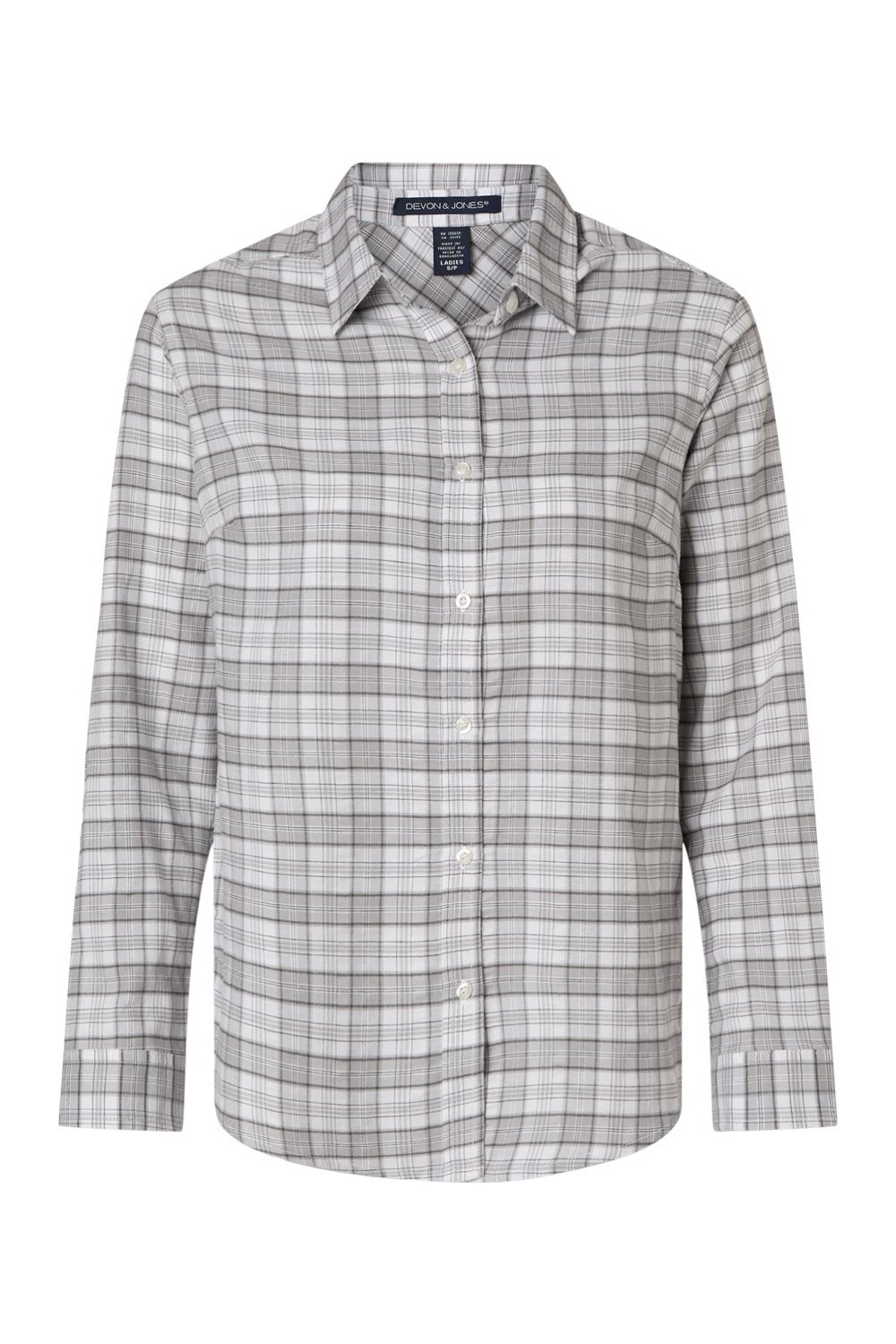 Devon & Jones Women's Concord Yarn-Dye Flannel Shirt for