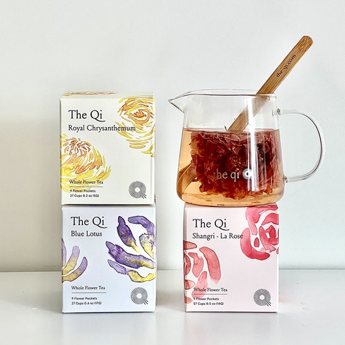Flower Tea Tri-Bouquet Set for