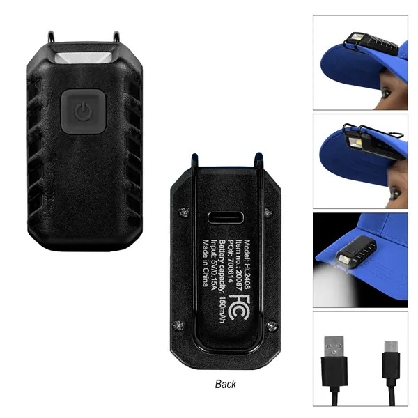 Rechargeable Cap Safety Light for