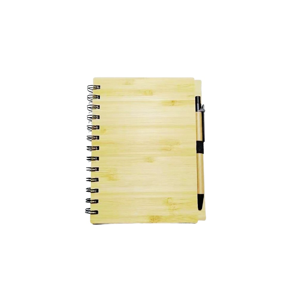Bamboo Notebook with Pen for