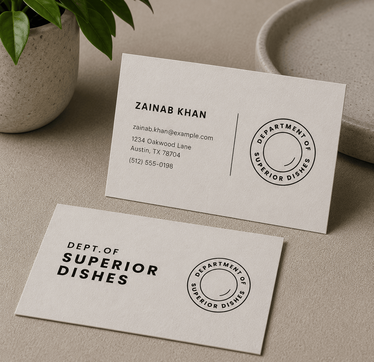 Standard 16pt Business Cards for