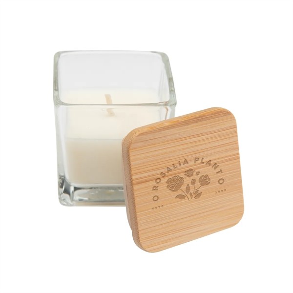 Mini Candle With Bamboo Lid for