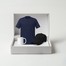 Navy Shirt / Black Cap/ White Mug