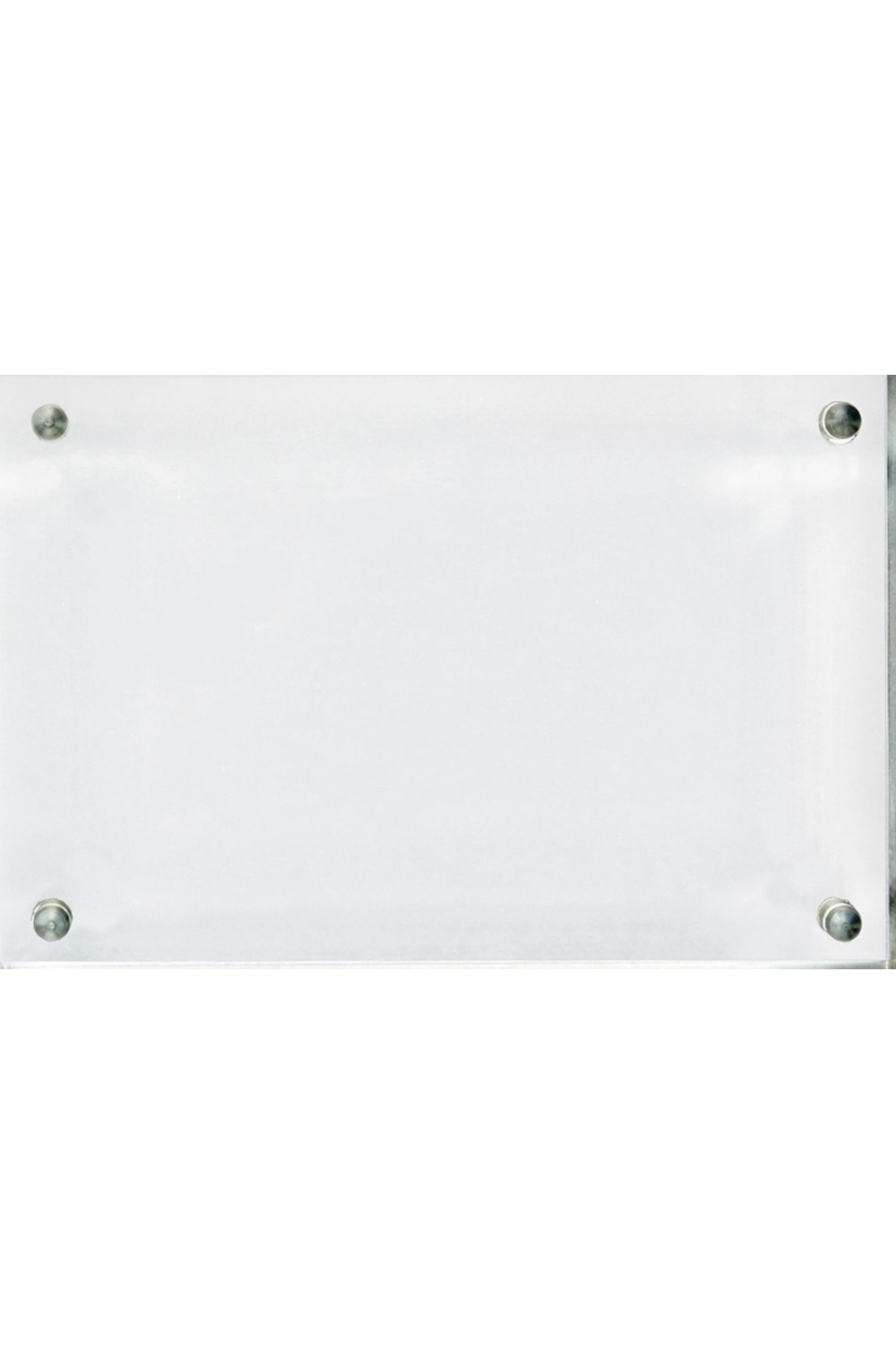 4" x 6" Clear Rectangle Magnetic Acrylic for