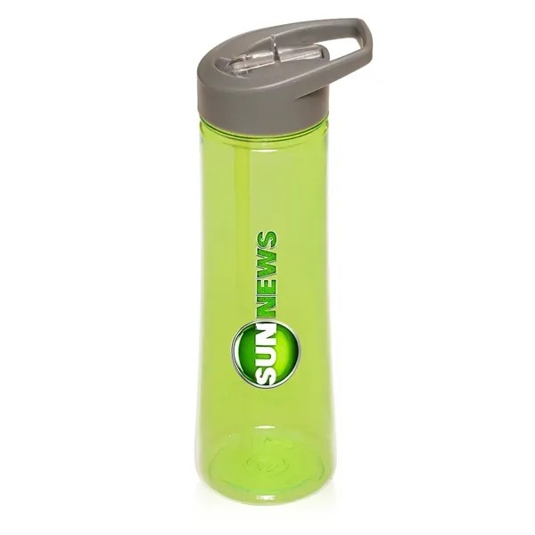 22 oz. Plastic Sports Water Bottle with Drink Spout for