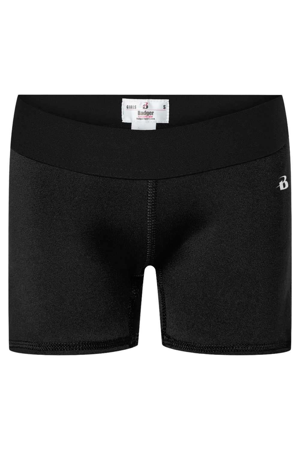 Badger Girls' Pro-Compression Shorts for