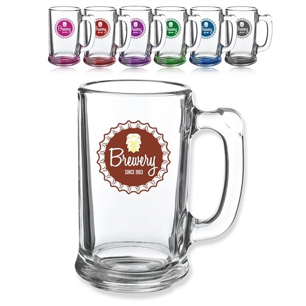 14 oz. Munich Glass Beer Mug for