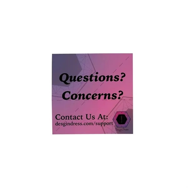 12" x 12" Opaque Window Cling for