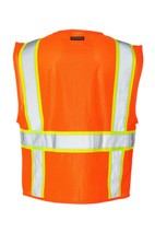 Kishigo Unisex Ultra-Cool™ Solid Front Vest with Mesh Back